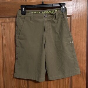Under Armour Khaki/Olive Boy’s Performance Shorts